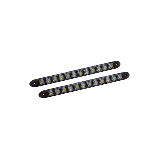 Sirius 13" 12 SMD Super bright flexible LED DRL black base