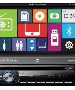 Alternative view of Dual DVD Receiver with a 7 Inch Flip-out Touch Screen Display DSA1014BT