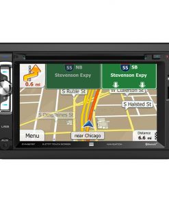 Alternative view of Dual Double Din DVD/CD 6.2" iGo Navigation BT 1A Front USB App (Android Apple Blackberry) DVN927BT