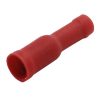 BULLET CONNECTOR FEMALE 22/18 GA; XSCORPION; RED; 100 PCS