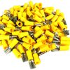 QUICK DISCONNECT 10-12 GA. 100 PCS; YELLOW; FEMALE; XSCORPION