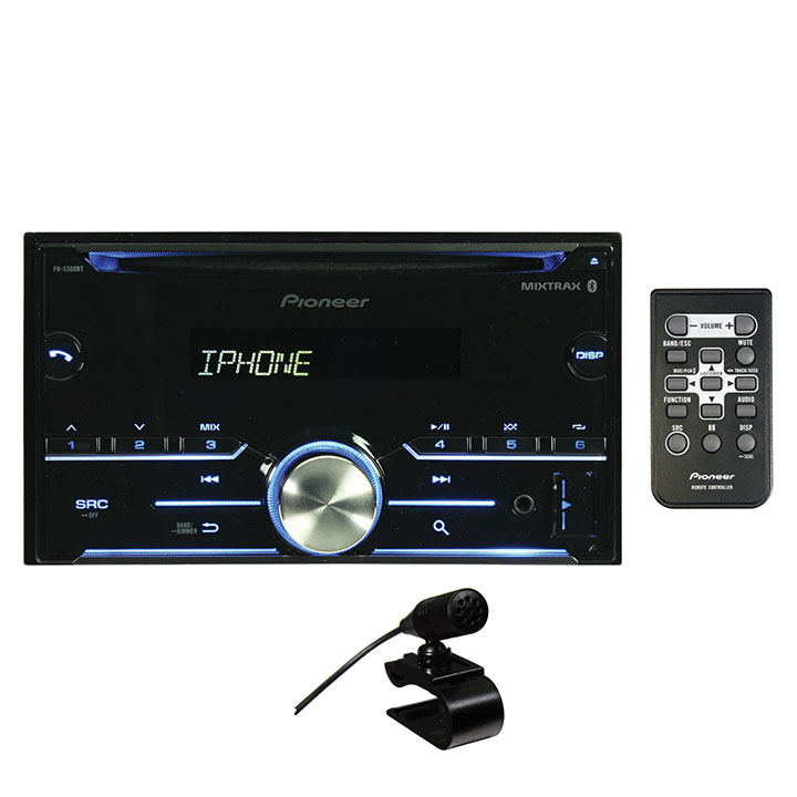 Pioneer D.Din CD Player w/BTAuxUSB2xPreOutSpotify Pandora