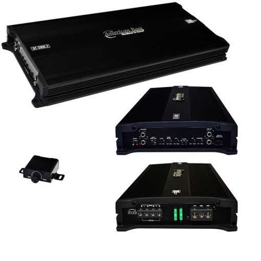 American Bass 2 Channel 2000W Max Amplifier GT20002 Wholesale