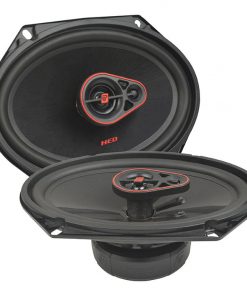 Cerwin Vega HED 6"X 8" 3-way coaxial speaker set - 360W MAX / 55W RMS