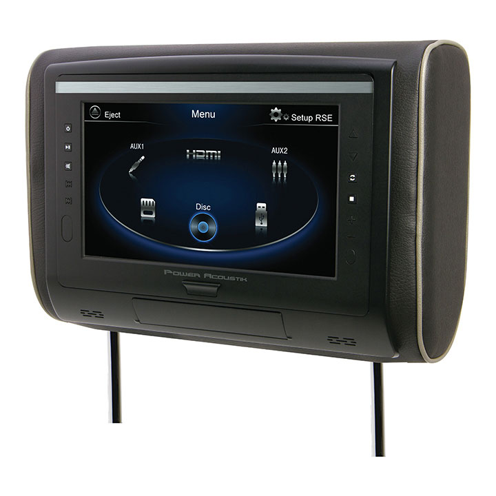 Power Acoustik 9" Headrest DVD 3 Color Skins