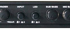 EQUALIZER/CROSSOVER HIFONICS 1/2 DIN; 4BAND EQ; 2-WAY XOVER