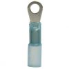 HEAT SHRINK RING TERMINALS 14/16GA;50/BAG;#10 BLUE