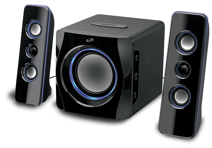 iLive Bluetooth 2.1 Ch. Home Music System w/LED Lights