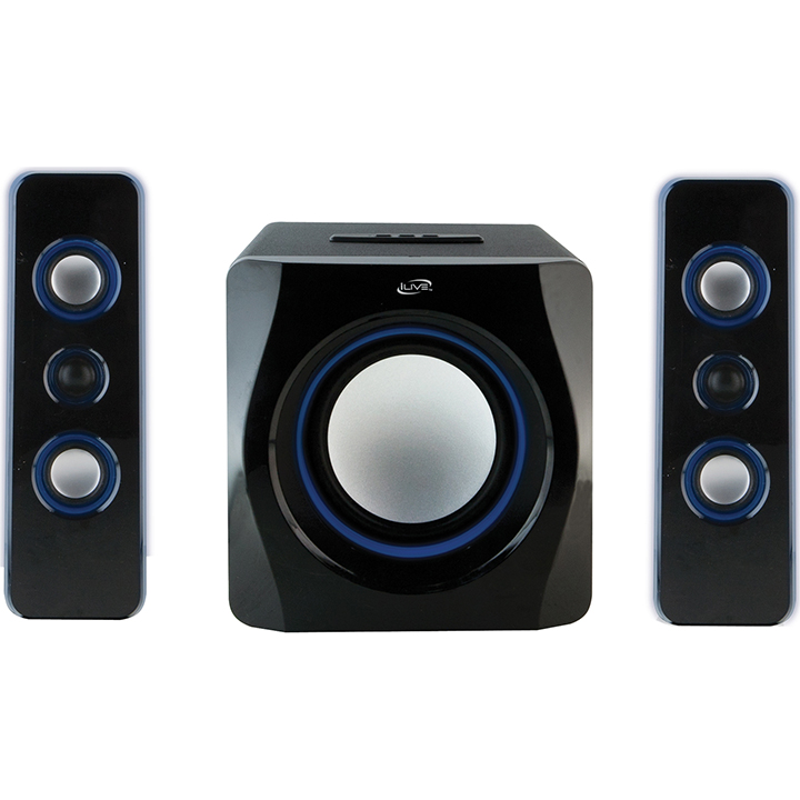 iLive Bluetooth 2.1 Ch. Home Music System w/LED Lights IHB23B - Image 2