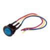 Nippon mini rocker switch with 6" lead wire blue color LED