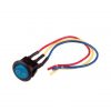 Nippon mini rocker switch with 6" lead wire blue color LED