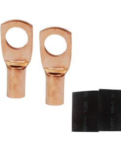 Nippon 8 gauge copper ring tongue terminal #1/4