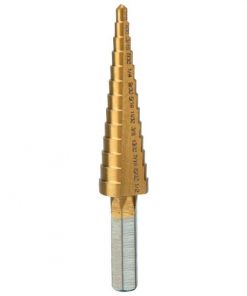 STEP DRILL BIT 1/8" - 1/2" WITH 13 STEPS @ 1/32" EACH