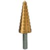 STEP DRILL BIT 1/4" - 3/4" WITH 9 STEPS @ 1/16" EACH