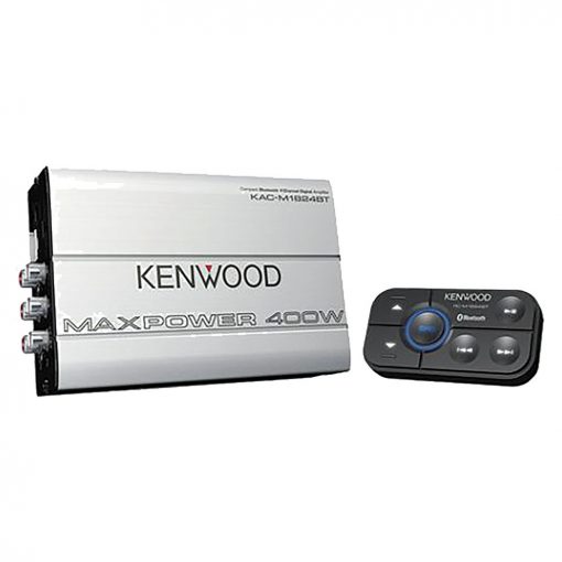 Kenwood Marine 400 Watt 4 CH. Amp with Bluetooth