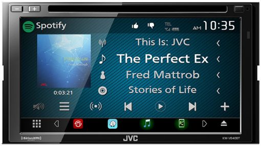 JVC D.Din 6.8" AM/FM/BT/DVD Touchscreen