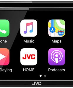JVC D.Din 6.8" AM/FM/BT/DVD Touchscreen Apple CarPlay Android Auto WebLink Compatible