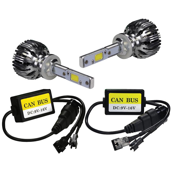 T-View LED Headlight - Double Sided LED Kit 6K - H1 Bulb