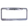 CAMERA TVIEW LICENSE PLATE FRAME *SILVER*
