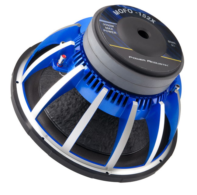 Power Acoustik 15" Woofer 3000 W dual 2 Ohm 2.5" voice coils 340oz magnet weight MOFO152X - Image 2
