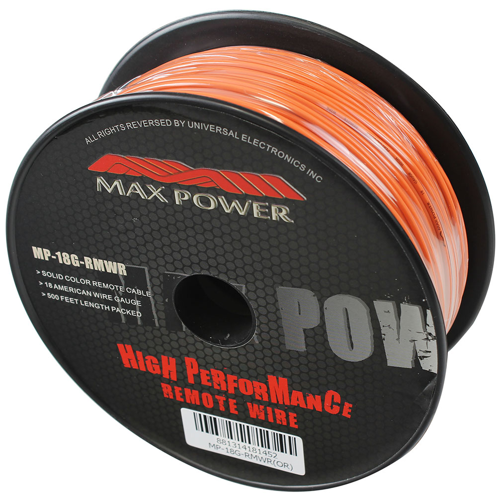 Max Power remote wire 18ga 500ft green MP18GRMWRGR - Image 2