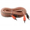 Max Power entry rca cable 17ft orange/black