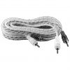 Max Power entry rca cable 17ft silver/black