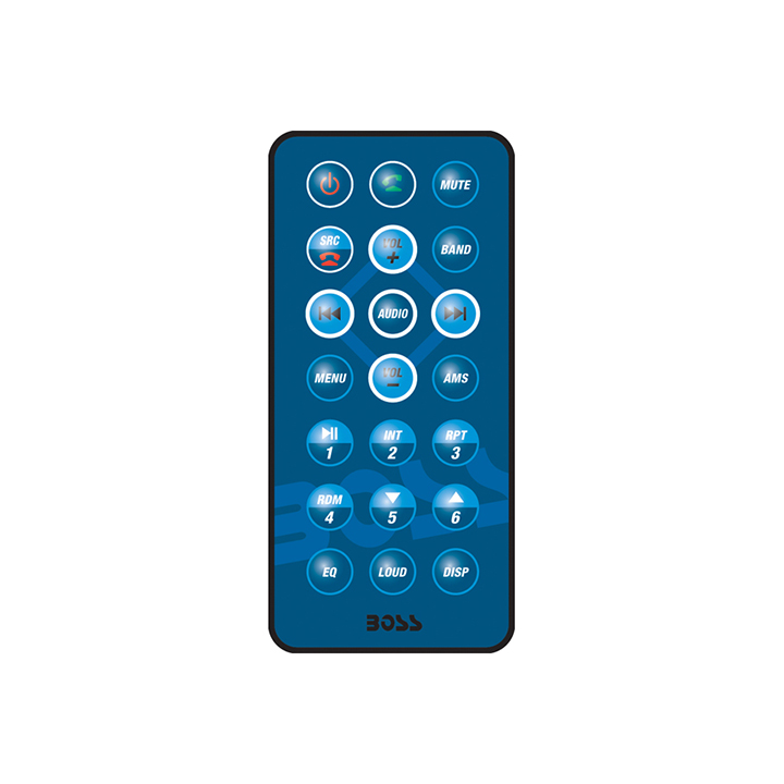 Boss Marine Mechless Single Din Receiver Bluetooth USB/SD Remote Black MR1308UABK - Image 3