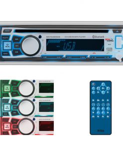 Boss Single din Marine Bluetooth/MP3/CD/CDRW/AM/FM front aux input wireless remote