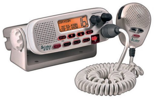 COBRA FIX MNT VHF RADIO CLASS-D WHT