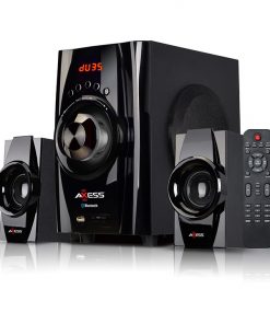 AXESS Bluetooth Mini System 2.1-Channel Home Theater Speaker System Black