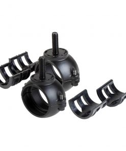 Bazooka Black anodized steel mounting clamps for Tubbie marine speakers