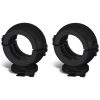 Bazooka Tubbie 2" Swivel Clamps - Black