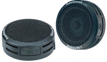 POWER ACOUSTIK TWEETERS (Sold in pairs) 200 WATT2-WAY MOUNT; BUILT-IN XOVER