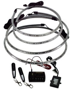 Audiopipe Vehicle Underbody Flat LED Kit w/Remote