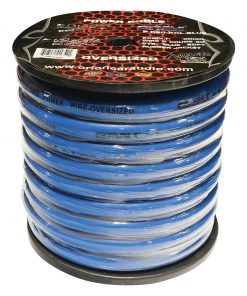 Orion Cobalt 0 Gauge Oversize Wire 50 ft Blue