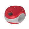 Axess Stereo CD Player AM/FM Radio LED Display Headphone Jack AC Power Batteries Not Included Red