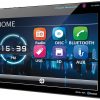 Power Acoustik 10.3" DVD/CD/MP3 Double Din Receiver with Bluetooth & Detachable Faceplate