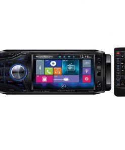 Power Acoustik Single Din AM/FM/DVD/BT oversize face 4.5