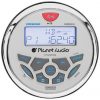 Planet Round Marine Radio (3.5" Diameter) Bluetooth Rear Aux Input AM/FM Rear charging USB