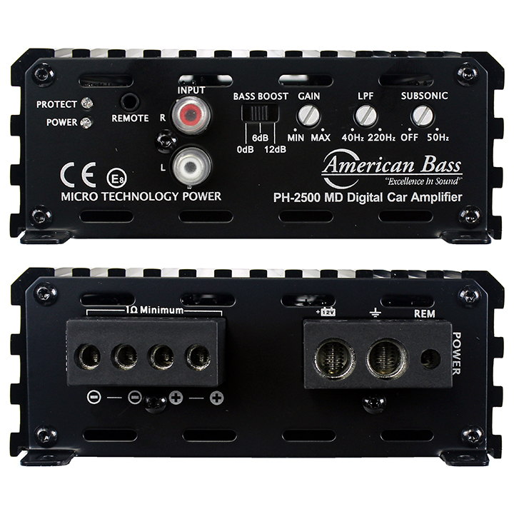 American Bass 2500W MAX Class D Amplifier Phantom Micro-Technology PH2500MD - Image 3