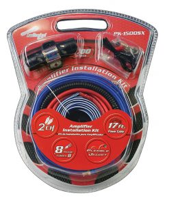 AMP WIRING KIT AUDIOPIPE 8 GA.FOR SYSTEMS UP TO 1500WATTS