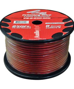 Audiopipe Flexible Power Cable Red 250 ft.