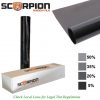 Scorpion Window Tint Predator Series 2 ply 15% 24"x 100' roll Deep Dye 3rd Gen. Lifetime Warranty