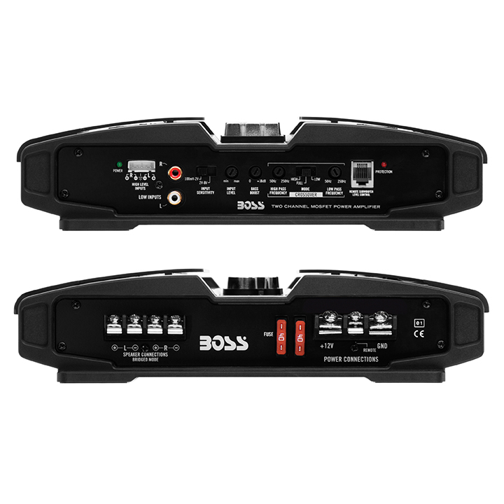 Boss PHANTOM 1000 Watts 2Channel Power Amplifier Remote Subwoofer Level