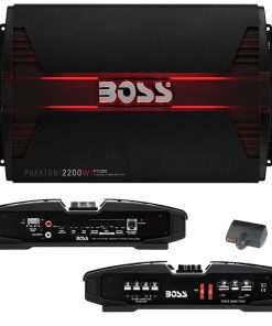 Boss PHANTOM 2200 Watts 2Channel Power Amplifier Remote Subwoofer Level Control