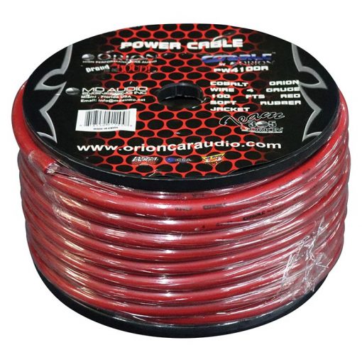 Cobalt Orion Wire 4 Gauge 100 FTS Red