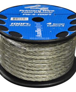 POWER WIRE AUDIOPIPE 4GA 100' SILVER