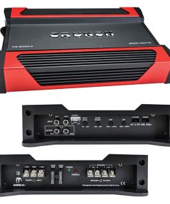 Crunch Powerzone 4 x 250 @ 4 Ohms 4 x 500 @ 2 Ohms 2 x 1000 Watts @ 4 Ohms Bridged