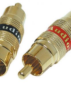 RCA ADAPTER DUAL MALE *PAIR* AUDIOPIPE